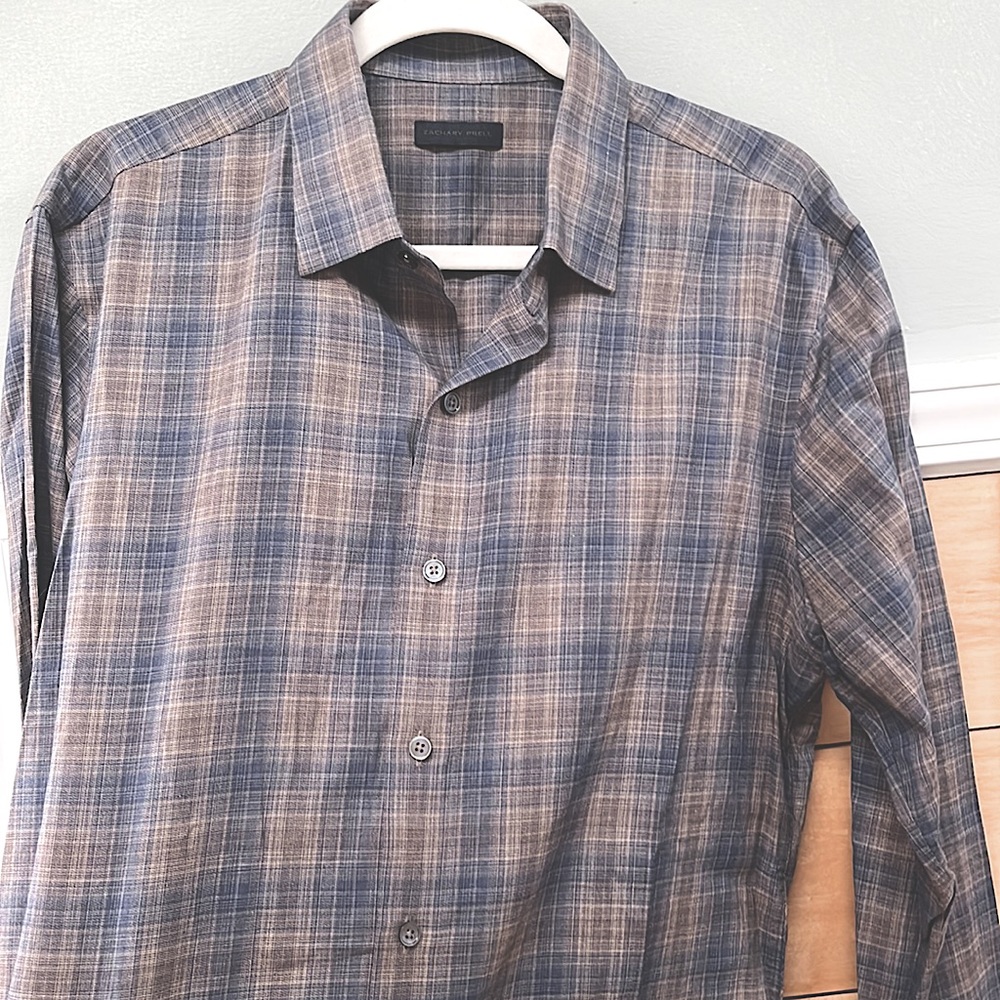 Men’s Zachary Prell long sleeve button down shirt; excellent condition